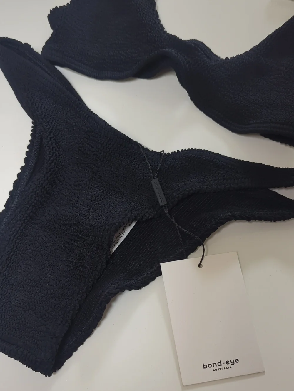 NWT Black Bond -Eye BIKINI SET 🖤 Scout Top 🖤Scene bottom 🖤 ONE SIZE NEW - Picture 3 of 10